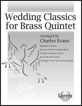 WEDDING CLASSICS FOR BRASS QUINTET cover